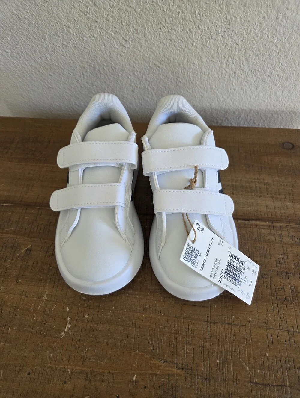 Adidas Infant Grand Court 2.0 Shoes Size 10K NWT